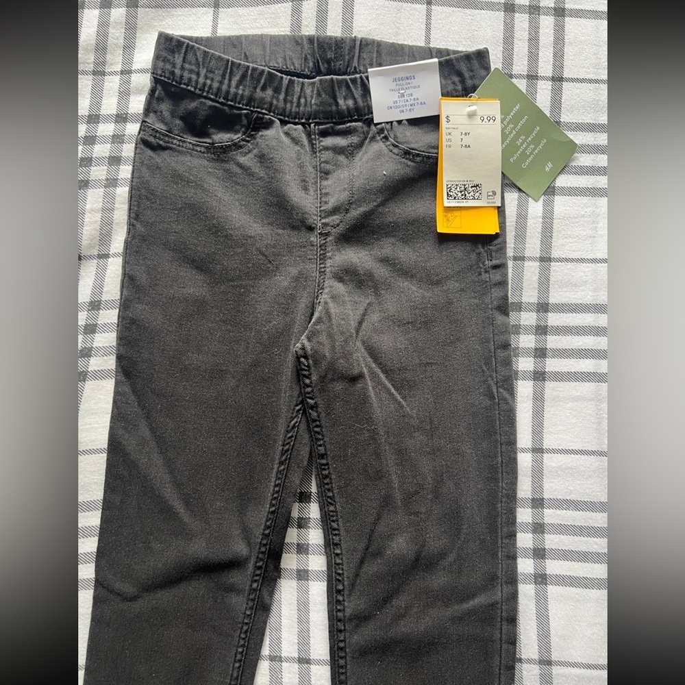 Girls Black Jeggins